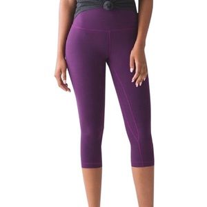 Lululemon Align Crop Darkest Magenta